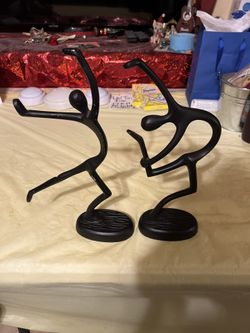 Metal Dancing Figurines (12.5” Height)