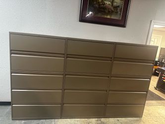 OFFICE/HOME FILE CABINET 5 DRAWERS LATERAL METAL FILE