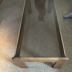 Glass Top Coffee Table 