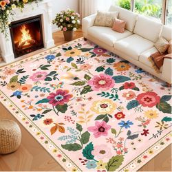 New 8x10 floral area rug