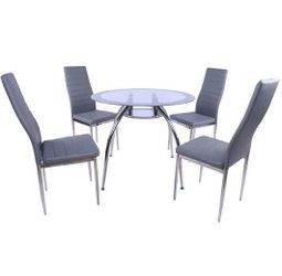 Piece Dining Set – Table + 4 Chairs