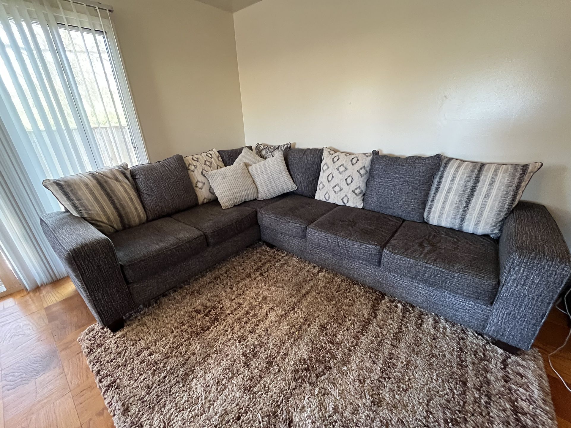 Modern Grey Sectional Couch