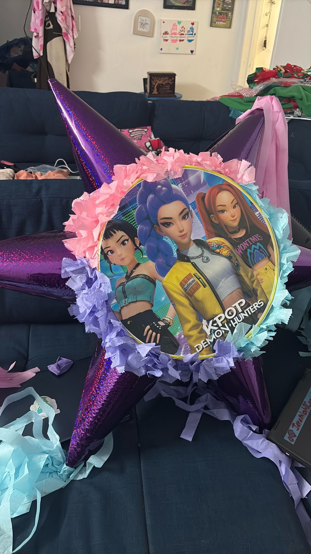 Brand New demon Hunters Piñata 