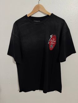 AMIRI CHATEAU KEY TAG BLACK T-SHIRT NEW COLLECTION