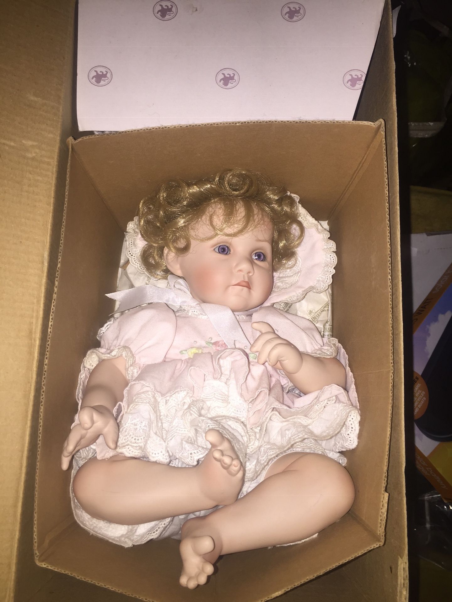Ashton collectible porcelain discontinued dolls LIL BO peep