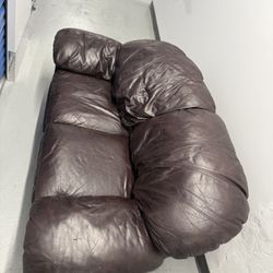 Leather Couch Love Seat