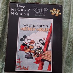 Disney's Mickey and Minnie 3D Puzzle - Brand New!