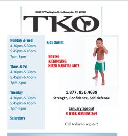 Kids Boxing/Kickboxing Classes
