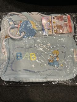 Vintage Precious Moments Baby Boy Diaper Bag 