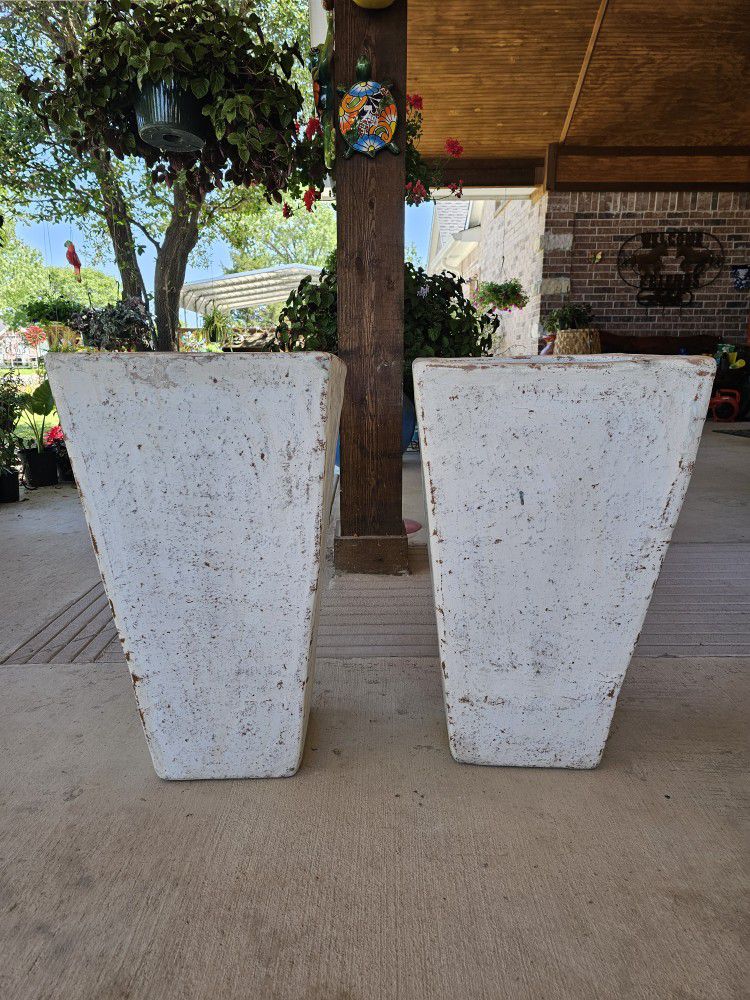 XL Rectangular Clay Pots . (Planters) Plants, Pottery, Talavera $140 cada una.