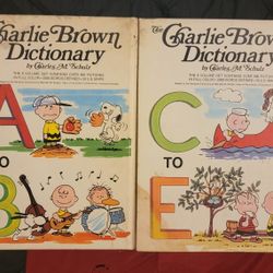 1973 Charlie Brown Dictionary Volume 1+2/First Edition