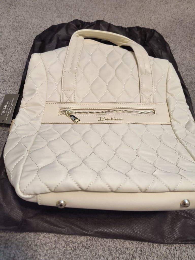 Bella Russo Quilted 14.4 Tote/Backpack/Shoulder Bag