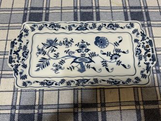 Blue Danube Japan Porcelain Sandwich Tray 