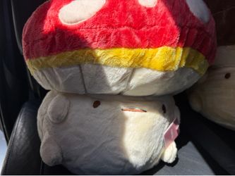 Fluffnest PuffPals Dottie The Red And White Mushroom Plush - NEW