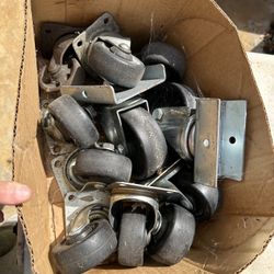 Box Of Wheels Use For Table Chairs Etc Wheel
