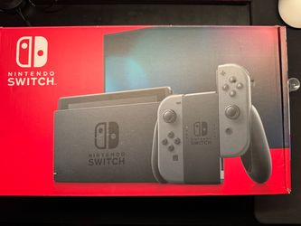 Nintendo Switch Console Box Gray Joy-Con
