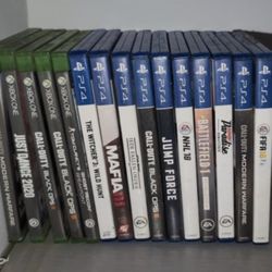 Xbox 1 And PS4 Games