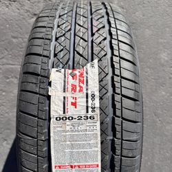 Single (1) 225 55 17 Bridgestone Potenza RE97AS RunFlat tire