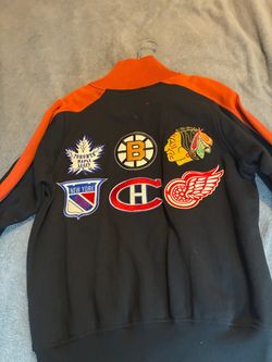 NHL original 6 teams jacket new size small
