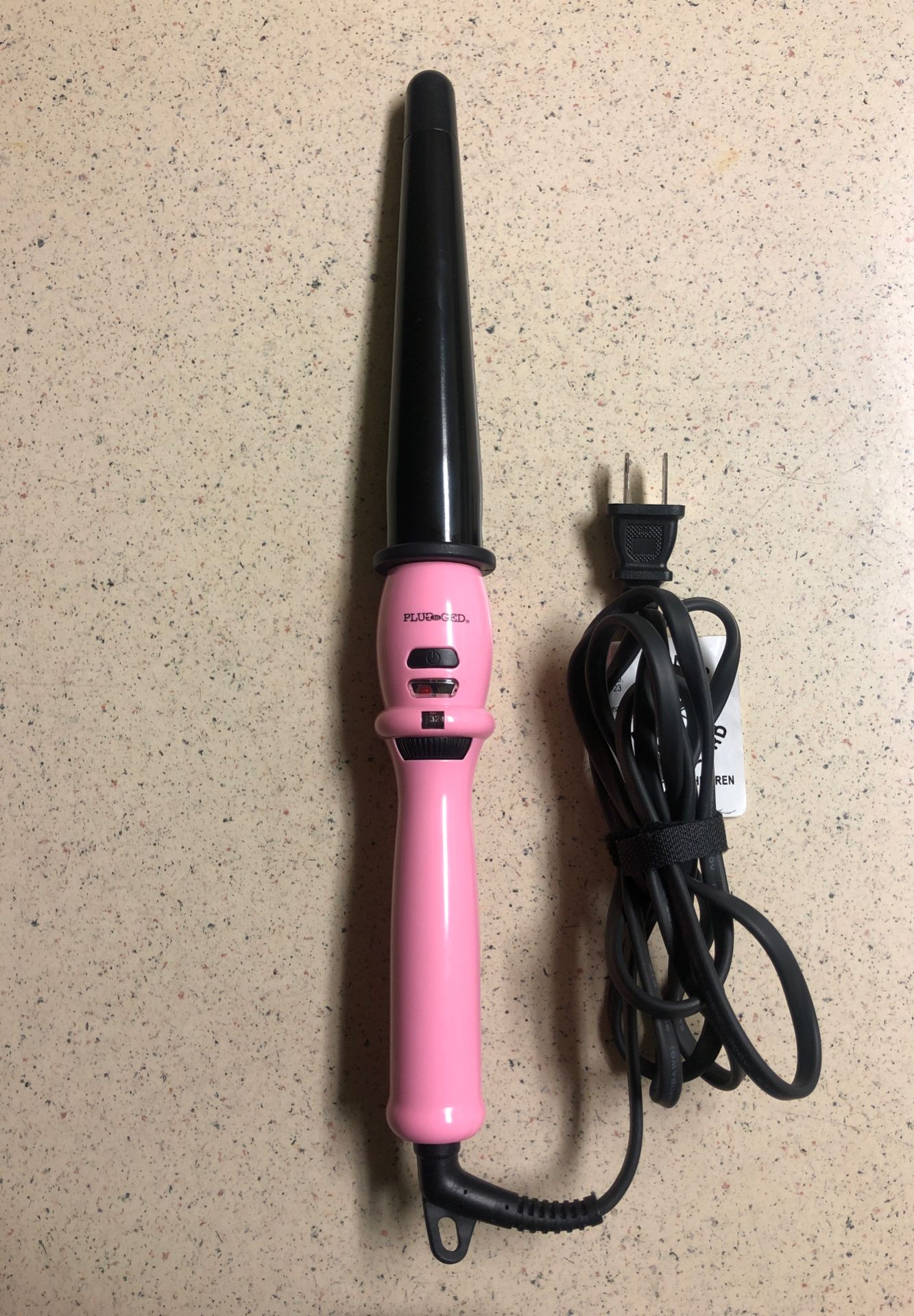 Plug in ged curling wand
