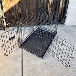2 Door Dog Kennel with Tray