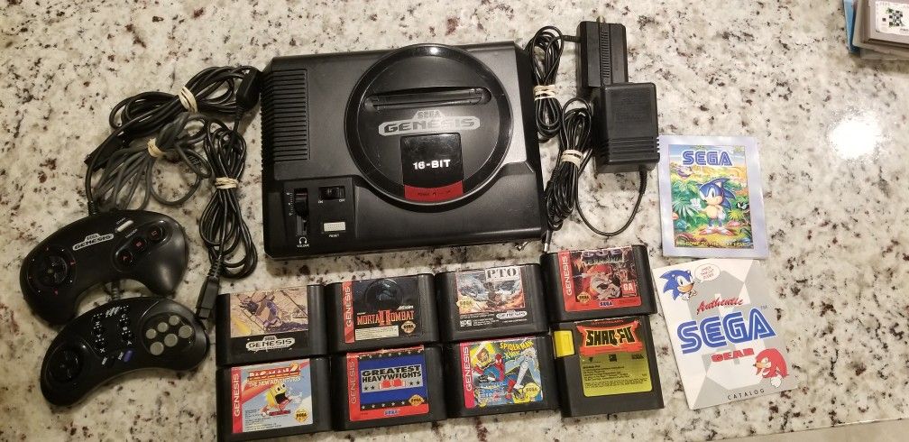 Original Sega Genesis bundle 8 Games (Cart Only)