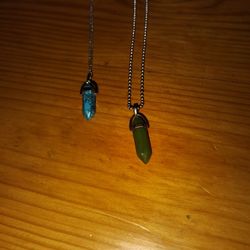 Turquoise And Jade  Crystal