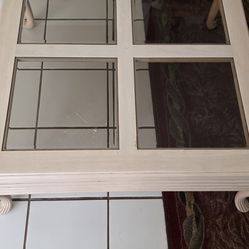 Free wood and glass coffee table