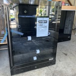 NewAir Beverage Fridge Cooler Black Stainless Steel