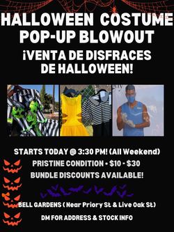 Last chance to get your costumes!