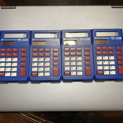 Texas Instruments TI-108 Calculators