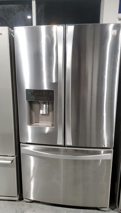 Kenmore 3-Door Stainless Steel Refrigerator Fridge
