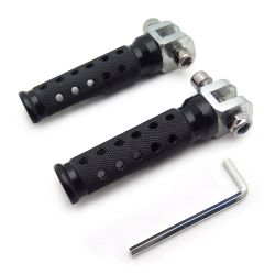Black Foot Pegs For YAMAHA FZR 600 XJ 600S YZF 600R 750R 1000 FZS1 FZ-1 R1 R6 PN: MT216-018-BK