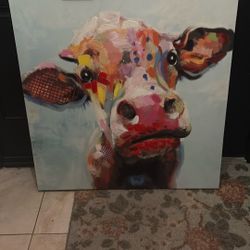 Colorful Cow Picture