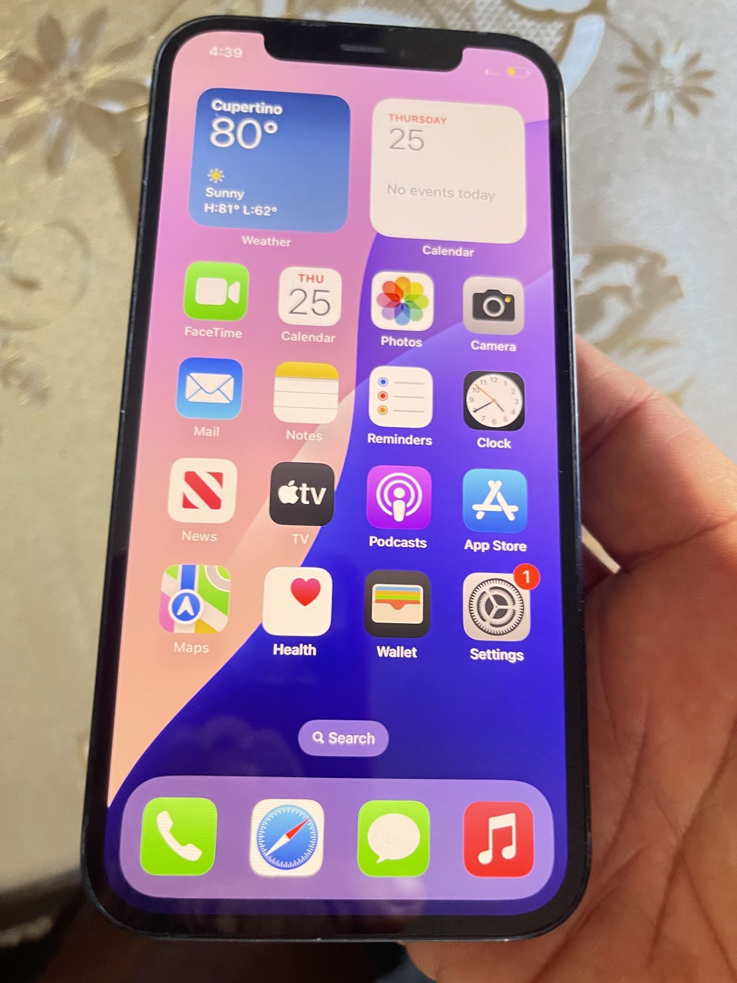 iPhone 12 64gb Unlocked Already (crack Back) Fully Functional