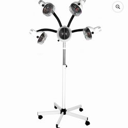 Omwah Infrared 5 Red Light Heat Therapy Portable Floor Color Processor Styling Perming Dryer Flexible Arms Beauty Salon Hair Dressing