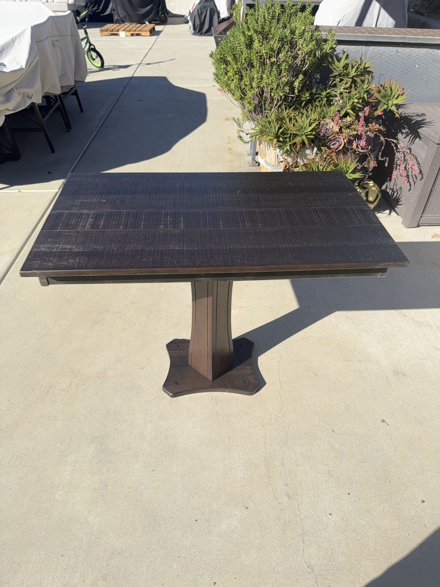 🪑 RV Free-Standing Dinette Table – Dark Brown 