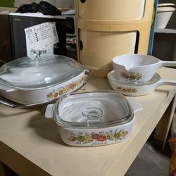 Vintage Corning Ware Spice Of Life Set OBO