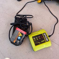 Ryobi 40V Lithium-Ion Battery Charger OP404NM