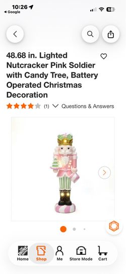 Pink nutcracker