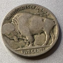 U.S. Buffalo Nickels Three original U.S. Buffalo Nickels, minted between 1913 and 1938.