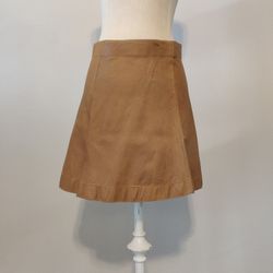 Vintage Faux Leather Skirt