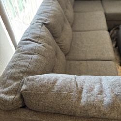 Living Spaces Sofa for Sale – $300 (Ottoman Optional)