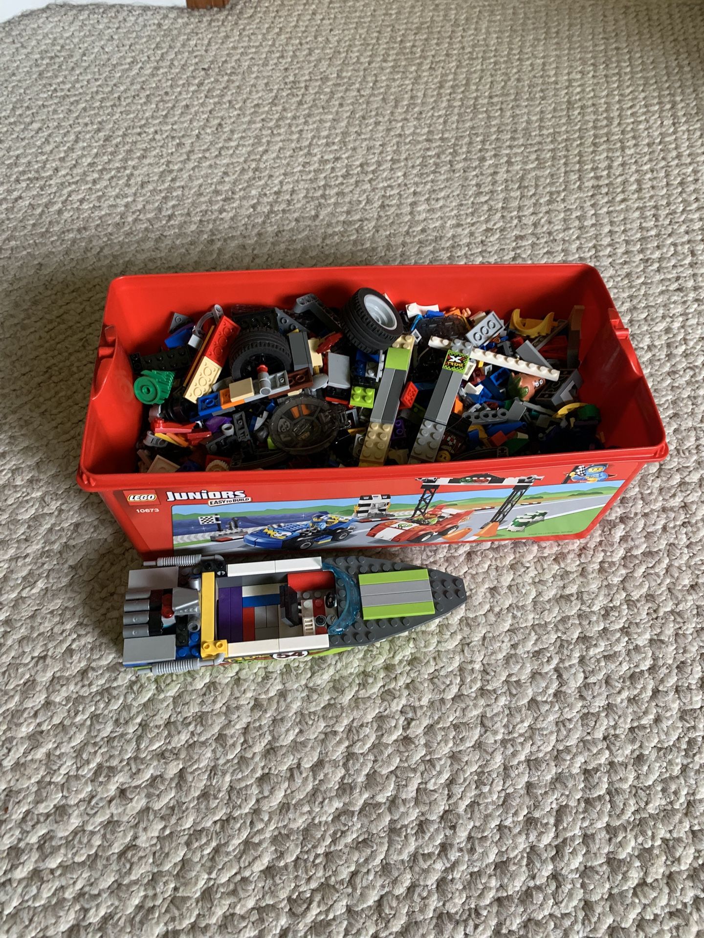 Full Tub Of Lego’s