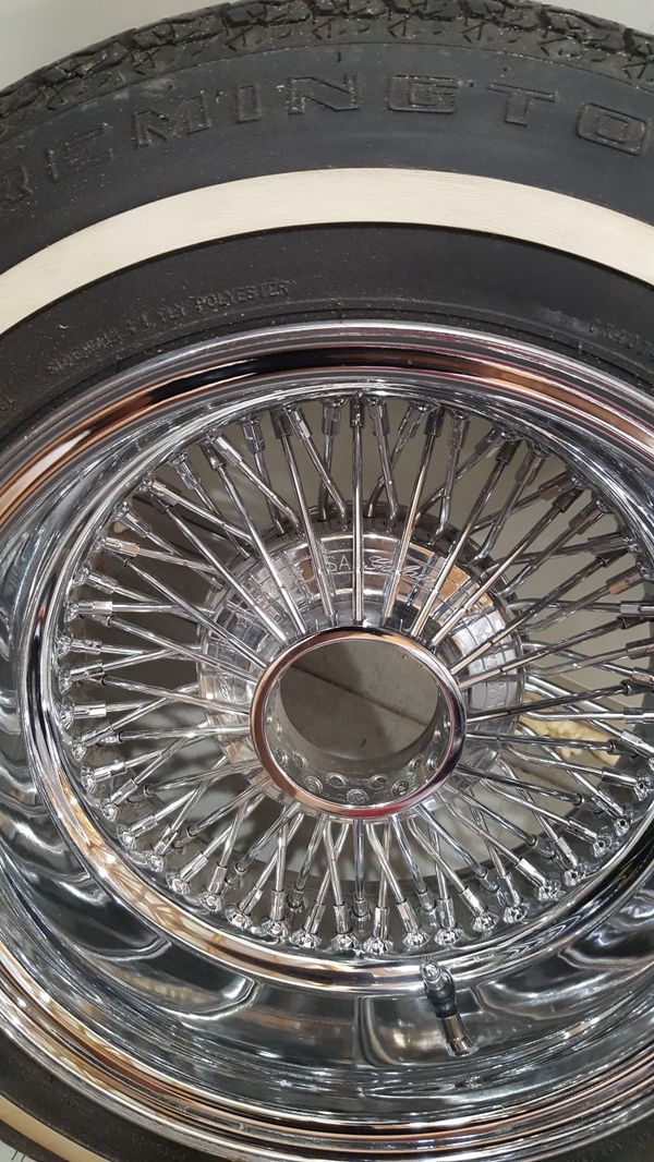 5 new 72 spoke straight cross lace wire wheels for Sale in Victorville
