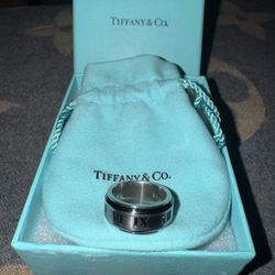 Tiffany Silver Atlas Midnight Ring