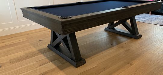8’ pool table brand new installation and delivery included (finance price for monthly payments)