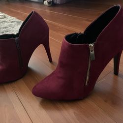 Burgundy heels 