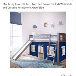 Max & Lily Low Loft Bed