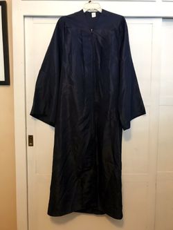 Graduation gown Navy Blue Size Large good as new